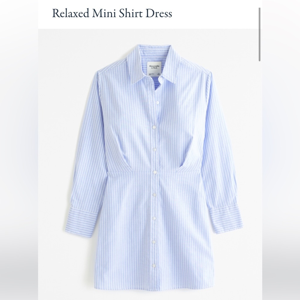 Abercrombie Relaxed Mini Shirt Dress